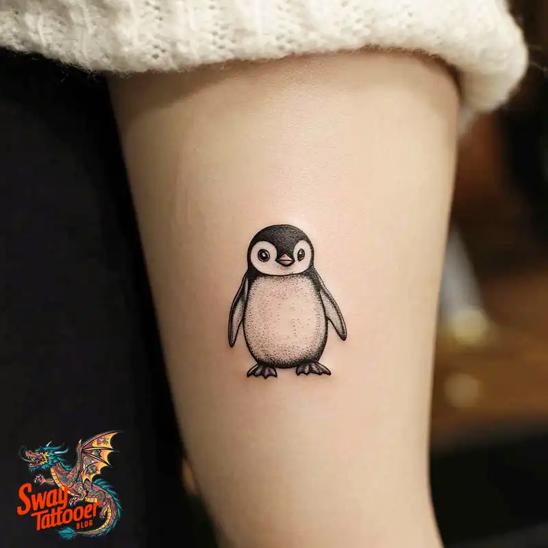 100 Penguin Tattoo Design Ideas: Celebrate Cool Creatures 11 Penguin Tattoo