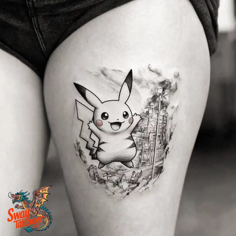 80+ Pikachu Tattoo Design Ideas: All about the Ink Art 68 Pikachu tattoo