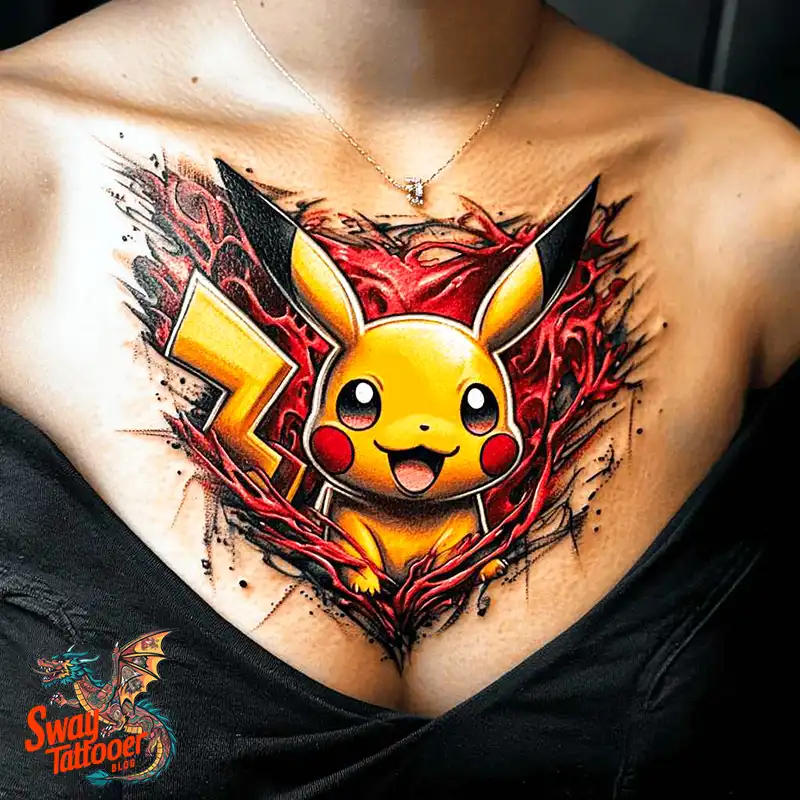 80+ Pikachu Tattoo Design Ideas: All about the Ink Art 46 Pikachu tattoo