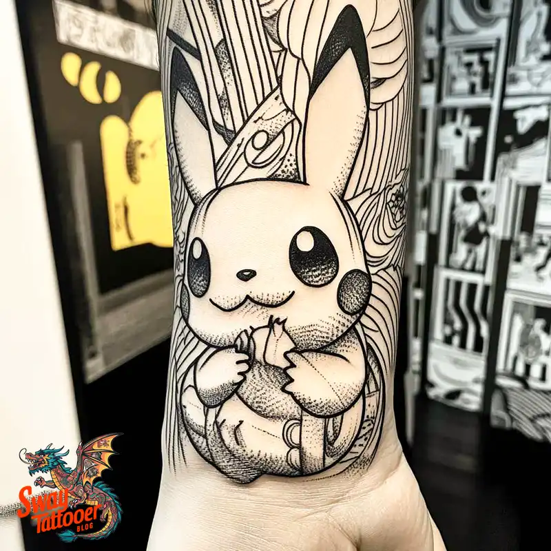 80+ Pikachu Tattoo Design Ideas: All about the Ink Art 24 Pikachu tattoo