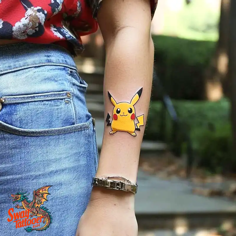 80+ Pikachu Tattoo Design Ideas: All about the Ink Art 21 Pikachu tattoo