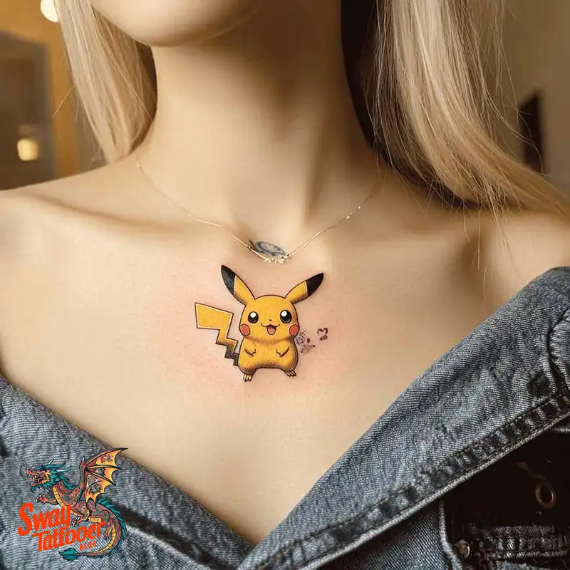 80+ Pikachu Tattoo Design Ideas: All about the Ink Art 18 Pikachu tattoo