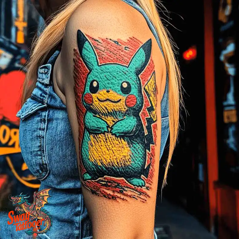 80+ Pikachu Tattoo Design Ideas: All about the Ink Art 7 Pikachu tattoo