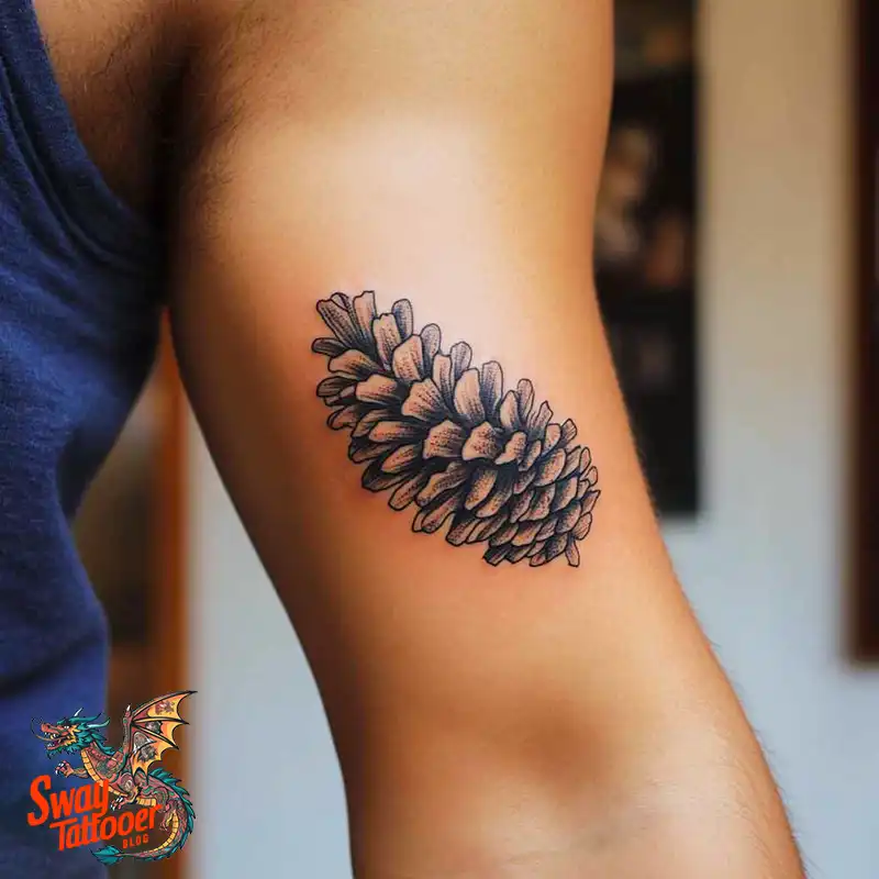 100 Pine Cone Tattoo Designs: Symbolism, Style & Placement 85 Pine cone tattoo