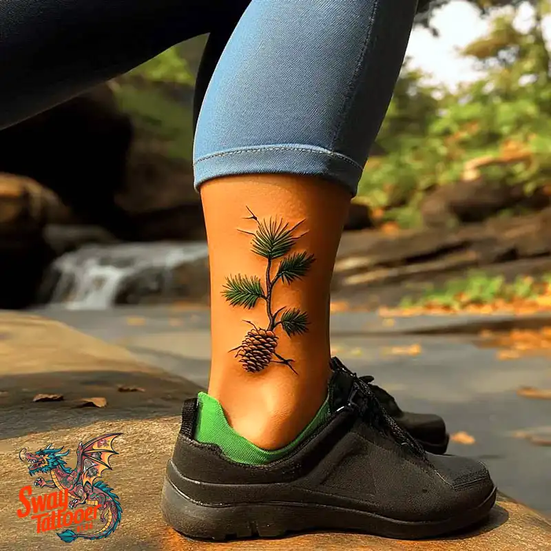 100 Pine Cone Tattoo Designs: Symbolism, Style & Placement 77 Pine cone tattoo