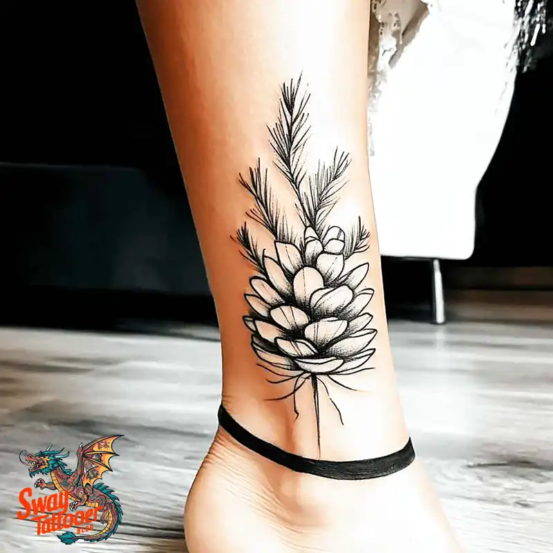 100 Pine Cone Tattoo Designs: Symbolism, Style & Placement 76 Pine cone tattoo