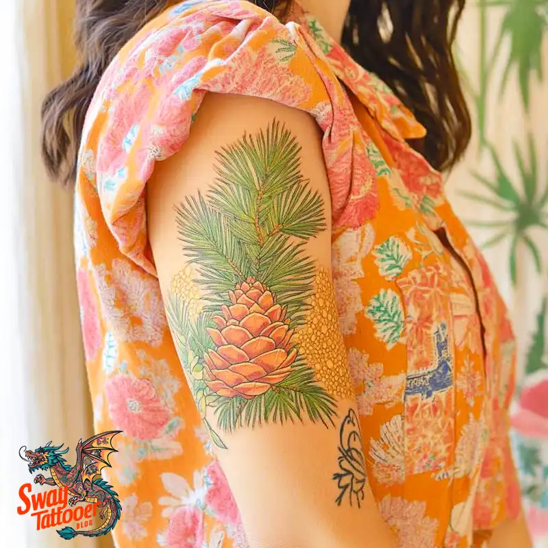 100 Pine Cone Tattoo Designs: Symbolism, Style & Placement 64 Pine cone tattoo