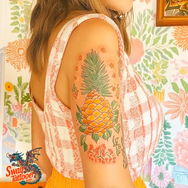 100 Pine Cone Tattoo Designs: Symbolism, Style & Placement 62 Pine cone tattoo