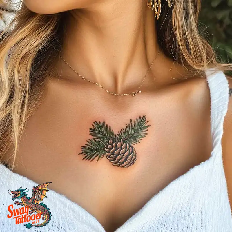 100 Pine Cone Tattoo Designs: Symbolism, Style & Placement 43 Pine cone tattoo