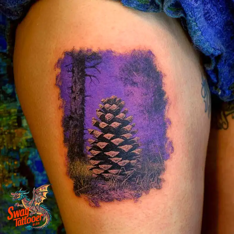 100 Pine Cone Tattoo Designs: Symbolism, Style & Placement 29 Pine cone tattoo