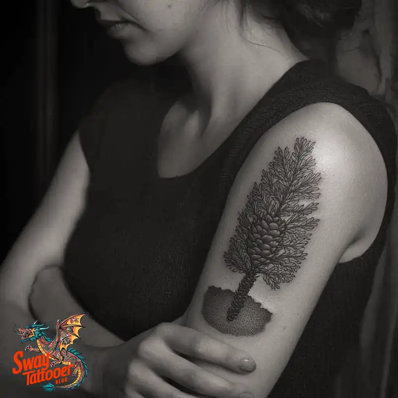 100 Pine Cone Tattoo Designs: Symbolism, Style & Placement 80 Pine cone tattoo