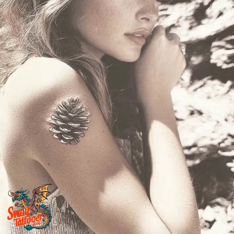 100 Pine Cone Tattoo Designs: Symbolism, Style & Placement 25 Pine cone tattoo