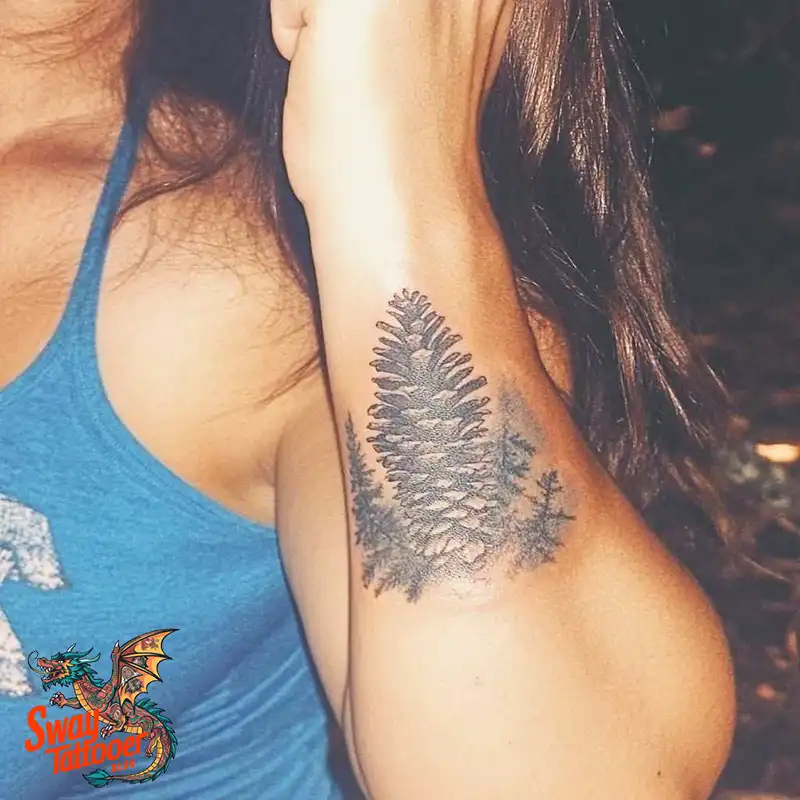 100 Pine Cone Tattoo Designs: Symbolism, Style & Placement 21 Pine cone tattoo