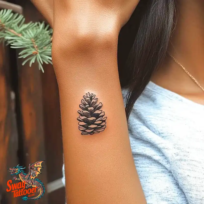 100 Pine Cone Tattoo Designs: Symbolism, Style & Placement 20 Pine cone tattoo