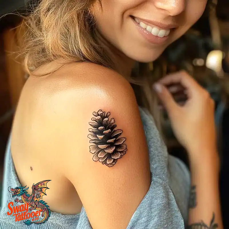 100 Pine Cone Tattoo Designs: Symbolism, Style & Placement 10 Pine cone tattoo