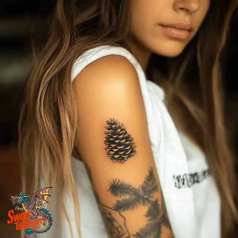 100 Pine Cone Tattoo Designs: Symbolism, Style & Placement 2 Pine cone tattoo