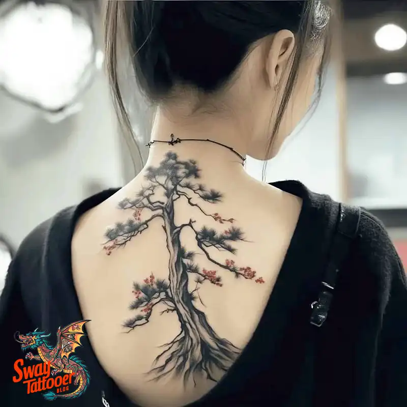 120 Pine Tree Tattoo Designs: Nature-Inspired Ink Arts 18 Pine Tree Tattoo