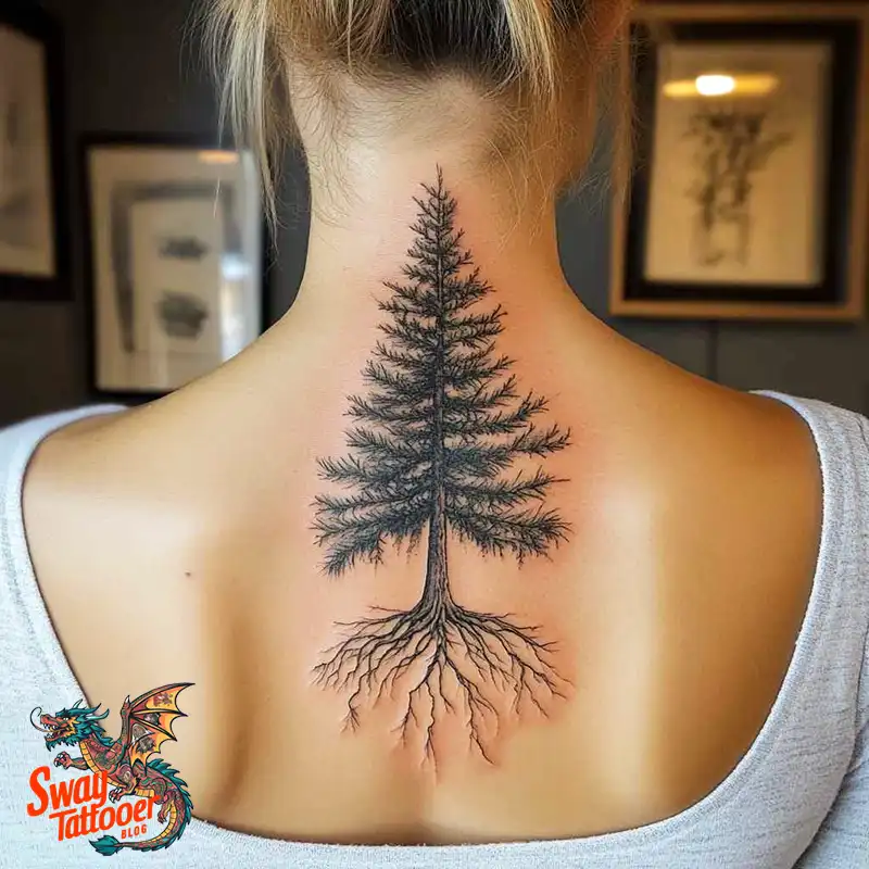 120 Pine Tree Tattoo Designs: Nature-Inspired Ink Arts 16 Pine Tree Tattoo