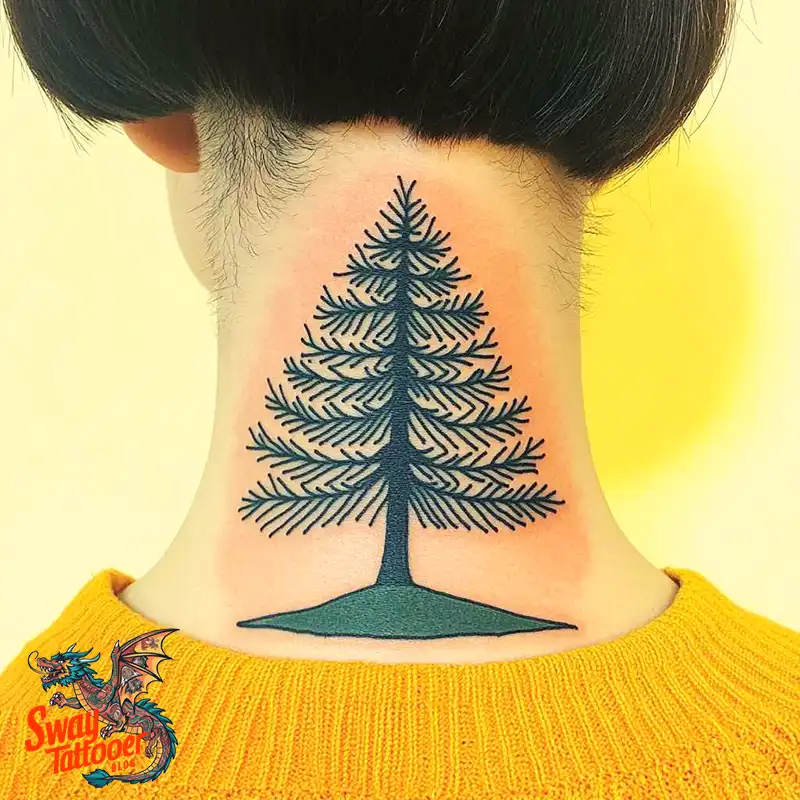 120 Pine Tree Tattoo Designs: Nature-Inspired Ink Arts 13 Pine Tree Tattoo