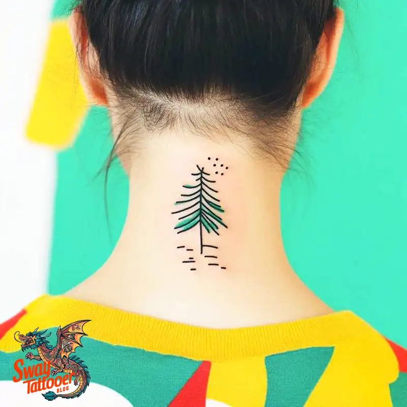 120 Pine Tree Tattoo Designs: Nature-Inspired Ink Arts 12 Pine Tree Tattoo