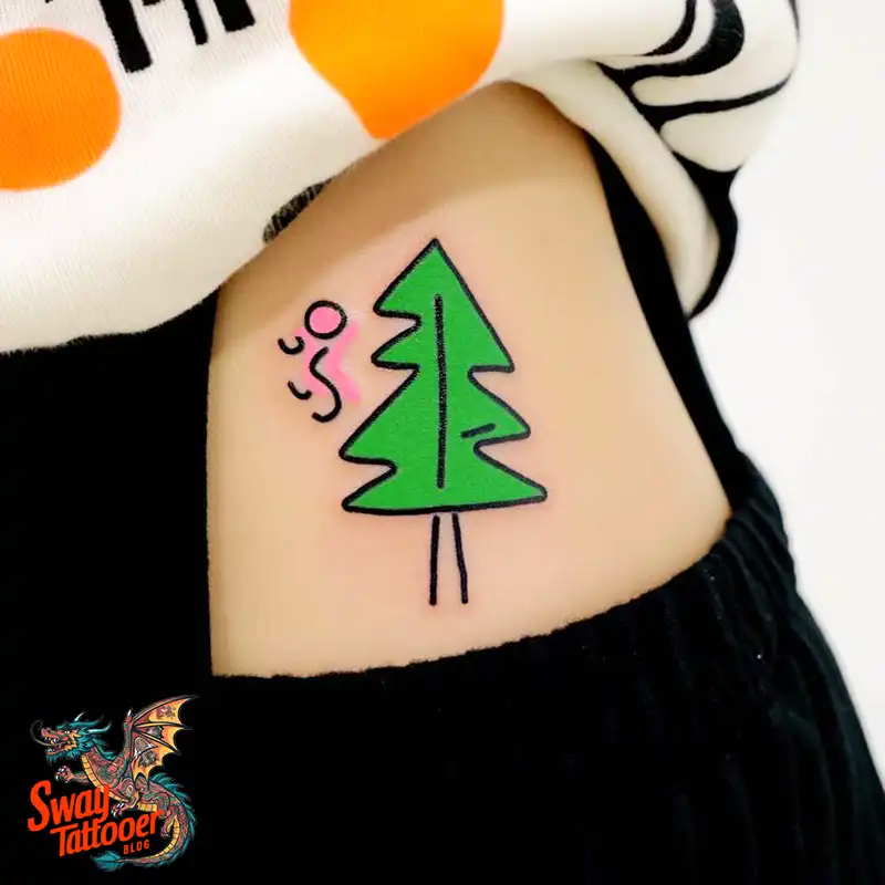 120 Pine Tree Tattoo Designs: Nature-Inspired Ink Arts 9 Pine Tree Tattoo