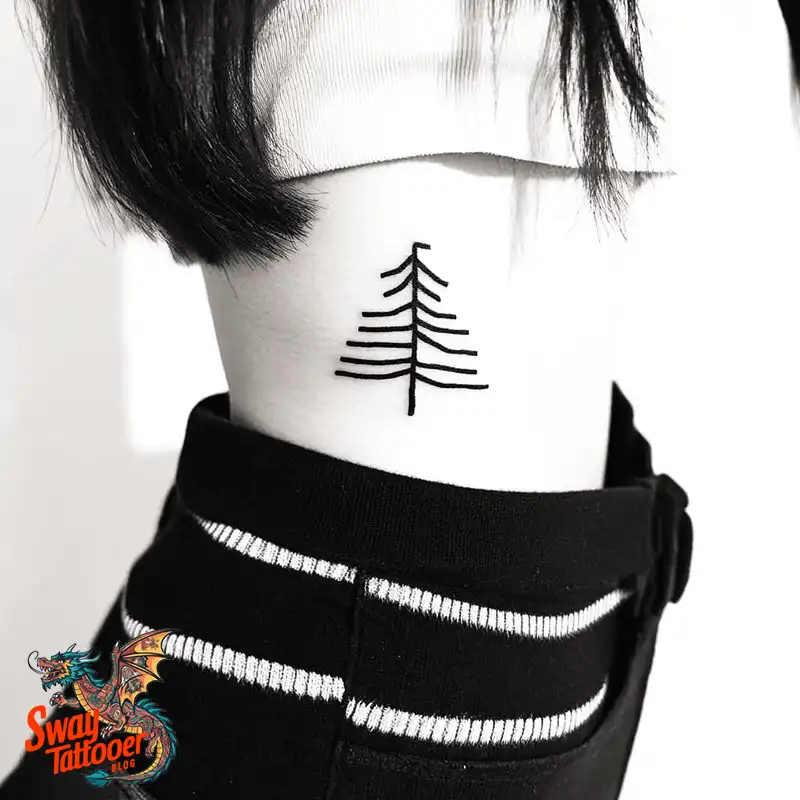 120 Pine Tree Tattoo Designs: Nature-Inspired Ink Arts 7 Pine Tree Tattoo