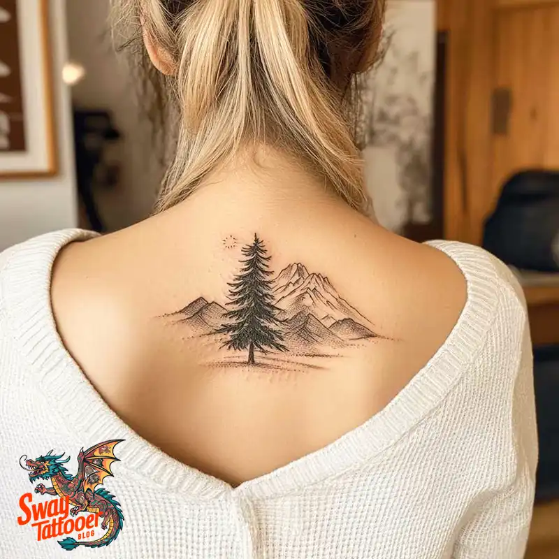 120 Pine Tree Tattoo Designs: Nature-Inspired Ink Arts 95 Pine Tree Tattoo