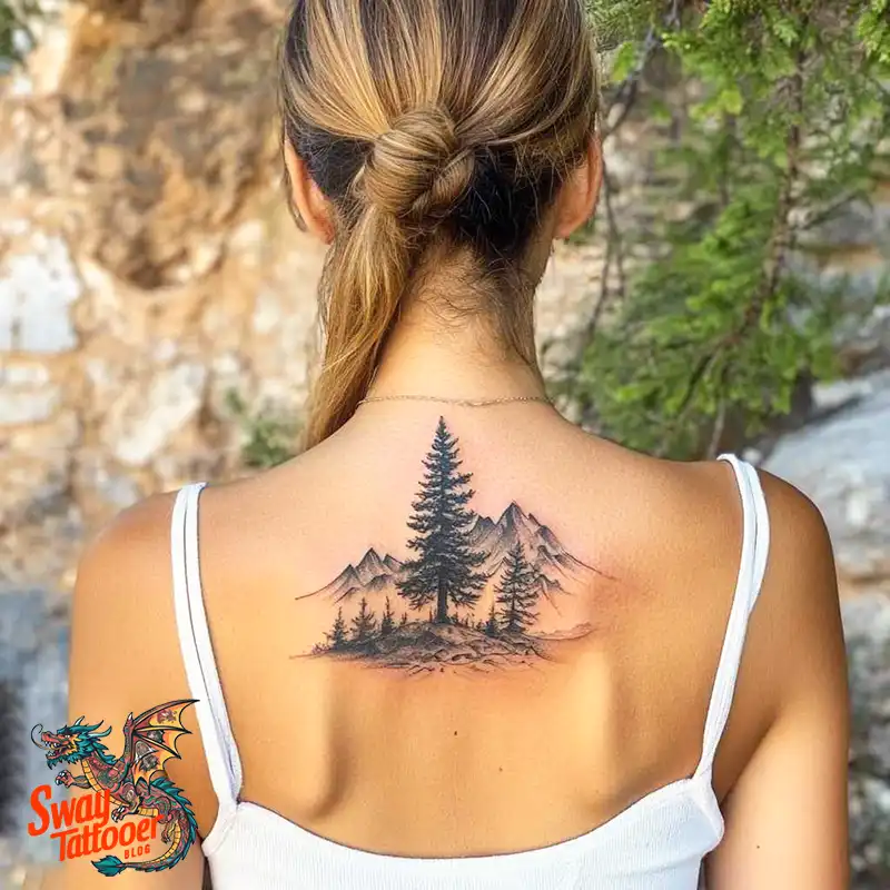 120 Pine Tree Tattoo Designs: Nature-Inspired Ink Arts 94 Pine Tree Tattoo