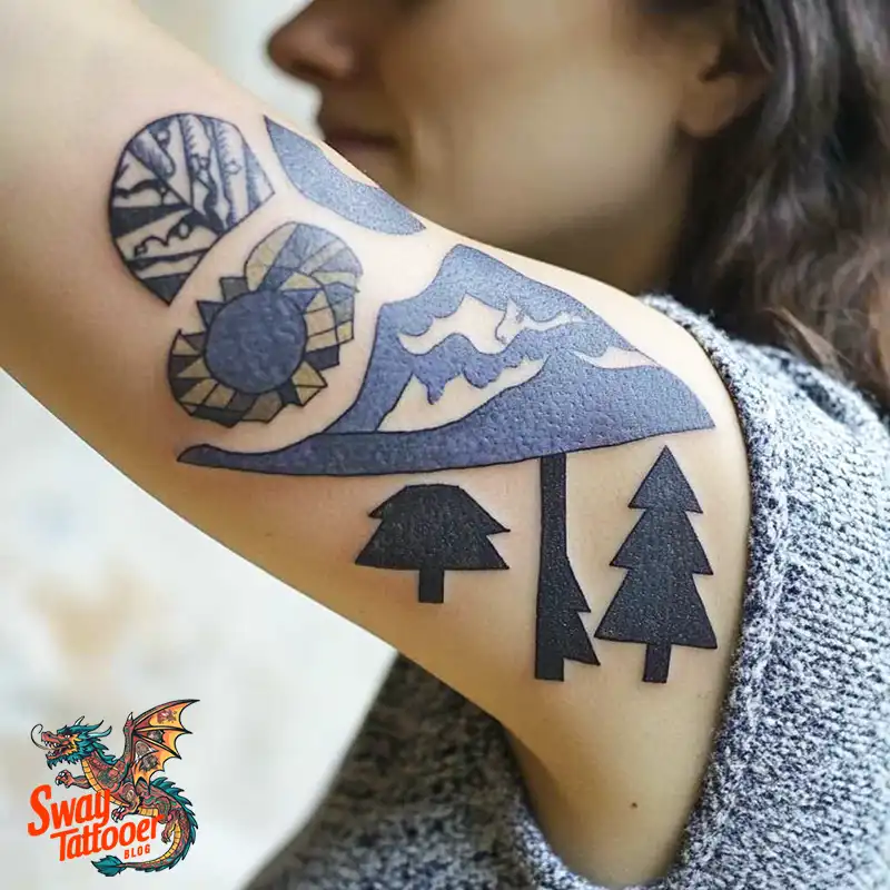 120 Pine Tree Tattoo Designs: Nature-Inspired Ink Arts 93 Pine Tree Tattoo