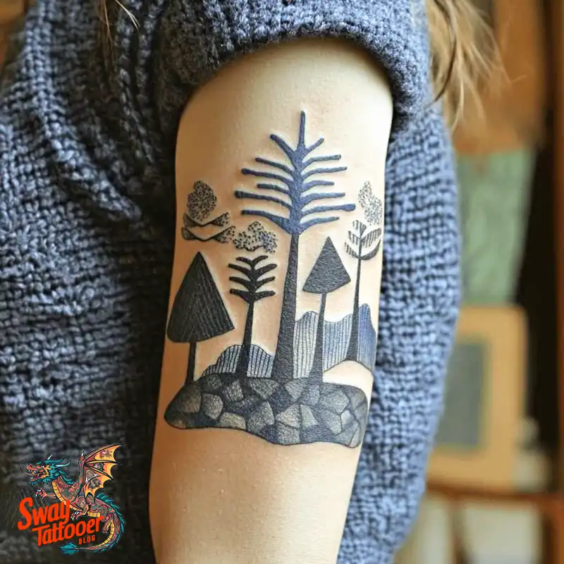 120 Pine Tree Tattoo Designs: Nature-Inspired Ink Arts 91 Pine Tree Tattoo