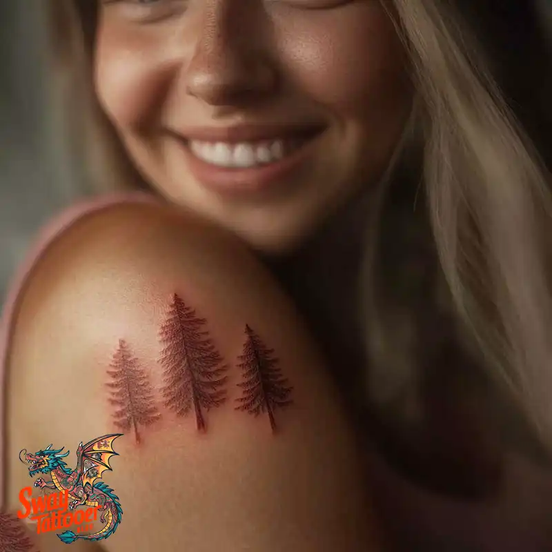 120 Pine Tree Tattoo Designs: Nature-Inspired Ink Arts 86 Pine Tree Tattoo