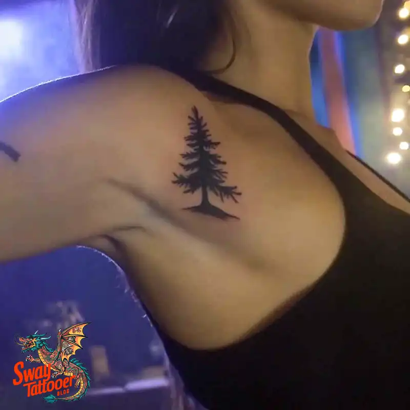 120 Pine Tree Tattoo Designs: Nature-Inspired Ink Arts 84 Pine Tree Tattoo