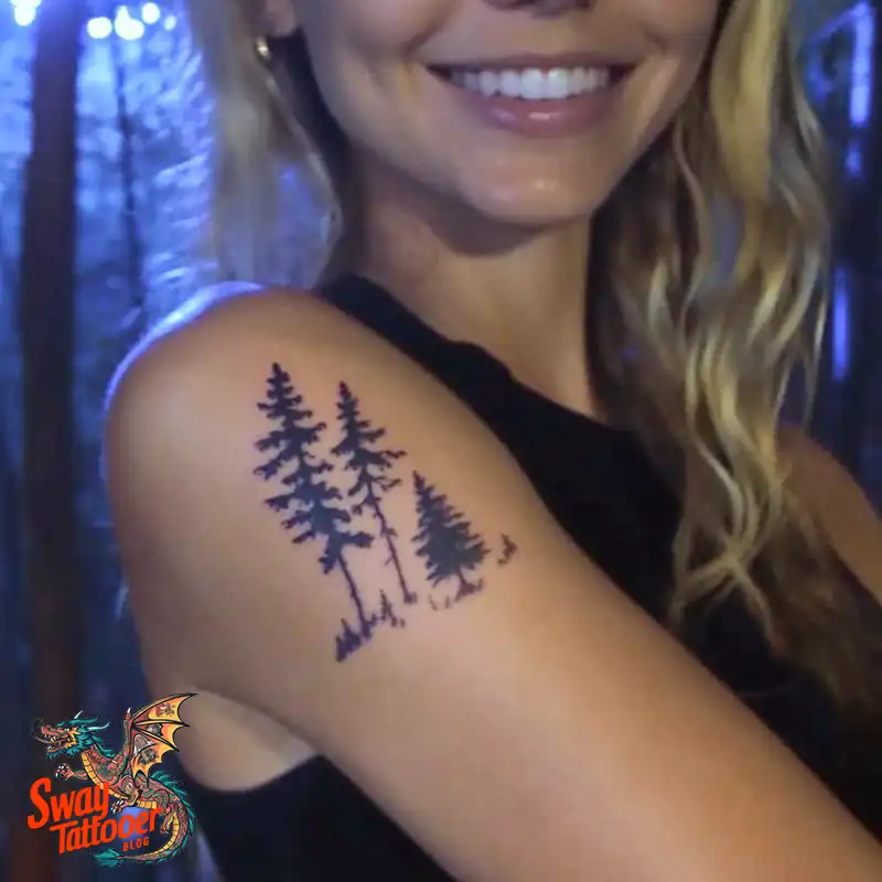120 Pine Tree Tattoo Designs: Nature-Inspired Ink Arts 83 Pine Tree Tattoo