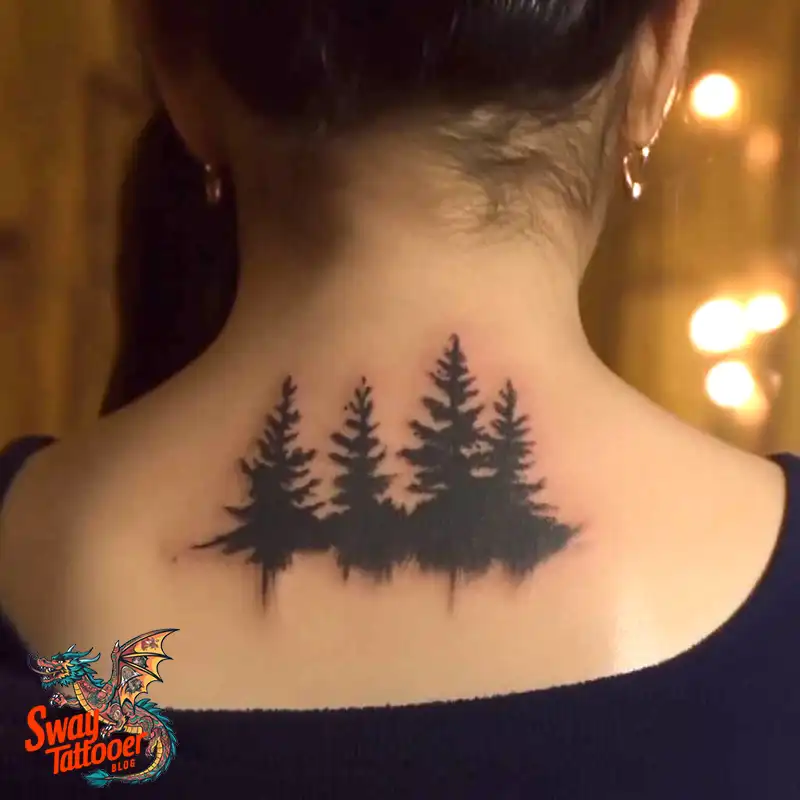 120 Pine Tree Tattoo Designs: Nature-Inspired Ink Arts 82 Pine Tree Tattoo