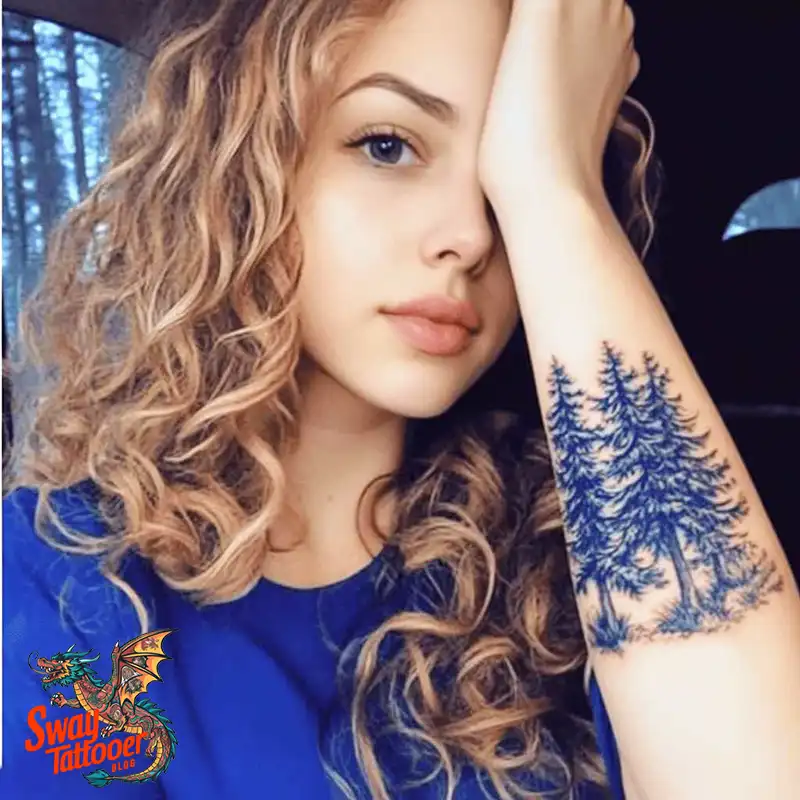 120 Pine Tree Tattoo Designs: Nature-Inspired Ink Arts 81 Pine Tree Tattoo