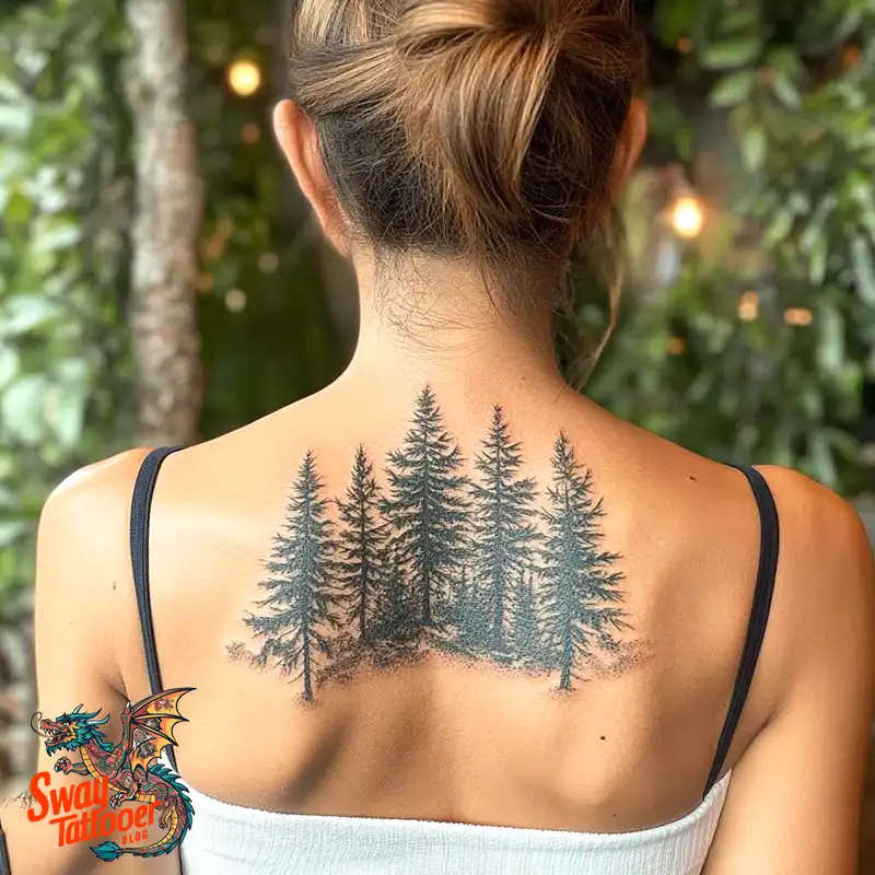 120 Pine Tree Tattoo Designs: Nature-Inspired Ink Arts 79 Pine Tree Tattoo
