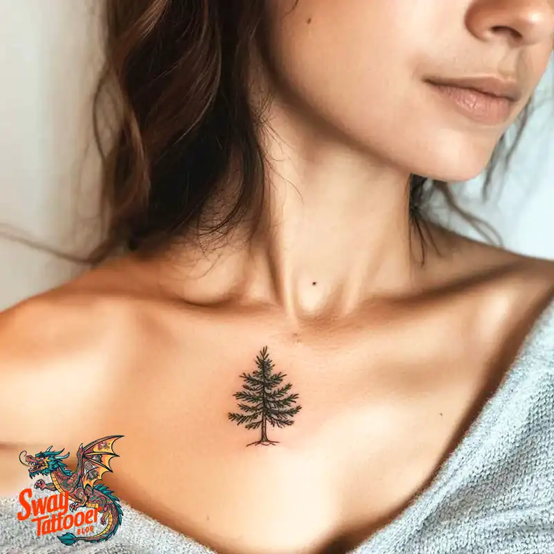 120 Pine Tree Tattoo Designs: Nature-Inspired Ink Arts 69 Pine Tree Tattoo