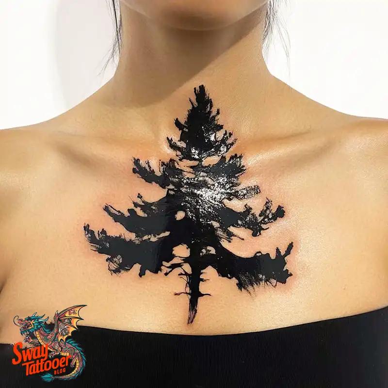 120 Pine Tree Tattoo Designs: Nature-Inspired Ink Arts 61 Pine Tree Tattoo
