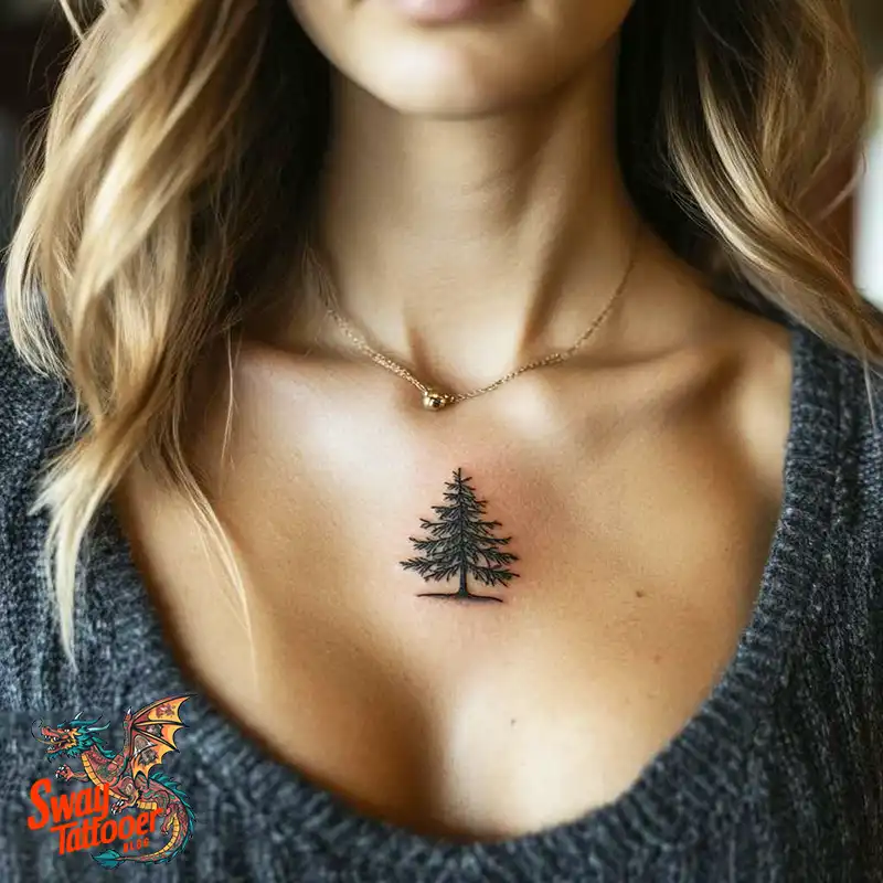 120 Pine Tree Tattoo Designs: Nature-Inspired Ink Arts 63 Pine Tree Tattoo