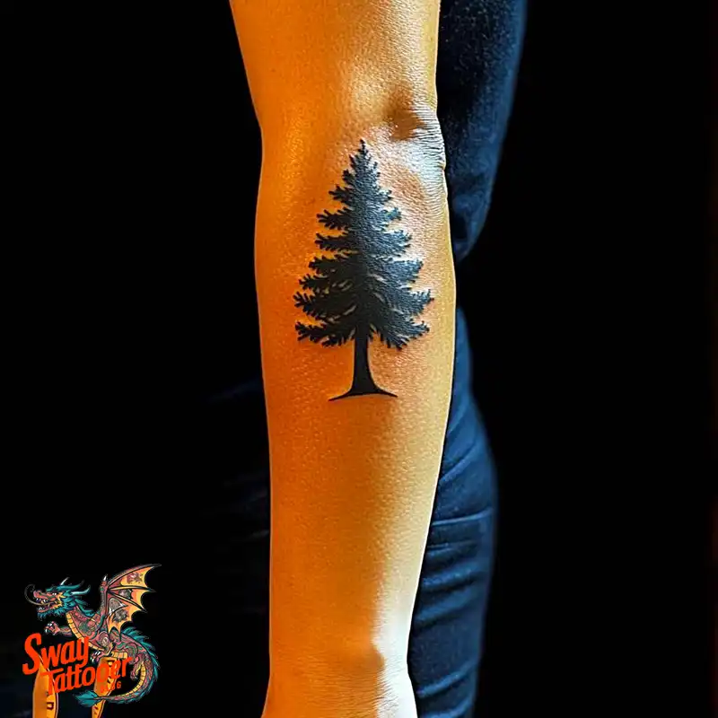 120 Pine Tree Tattoo Designs: Nature-Inspired Ink Arts 49 Pine Tree Tattoo