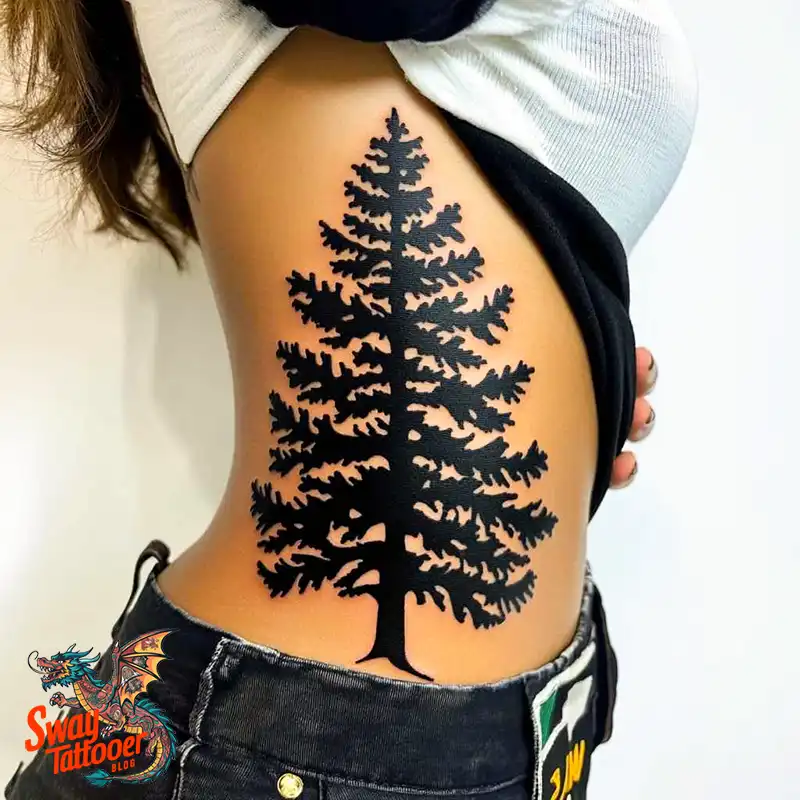 120 Pine Tree Tattoo Designs: Nature-Inspired Ink Arts 48 Pine Tree Tattoo