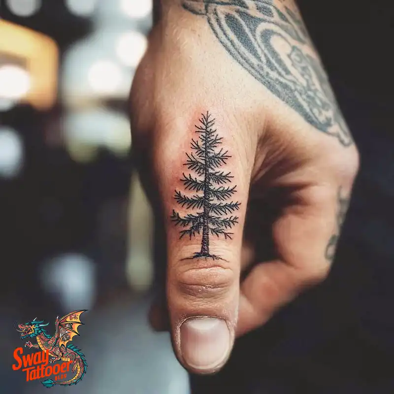 120 Pine Tree Tattoo Designs: Nature-Inspired Ink Arts 110 Pine Tree Tattoo