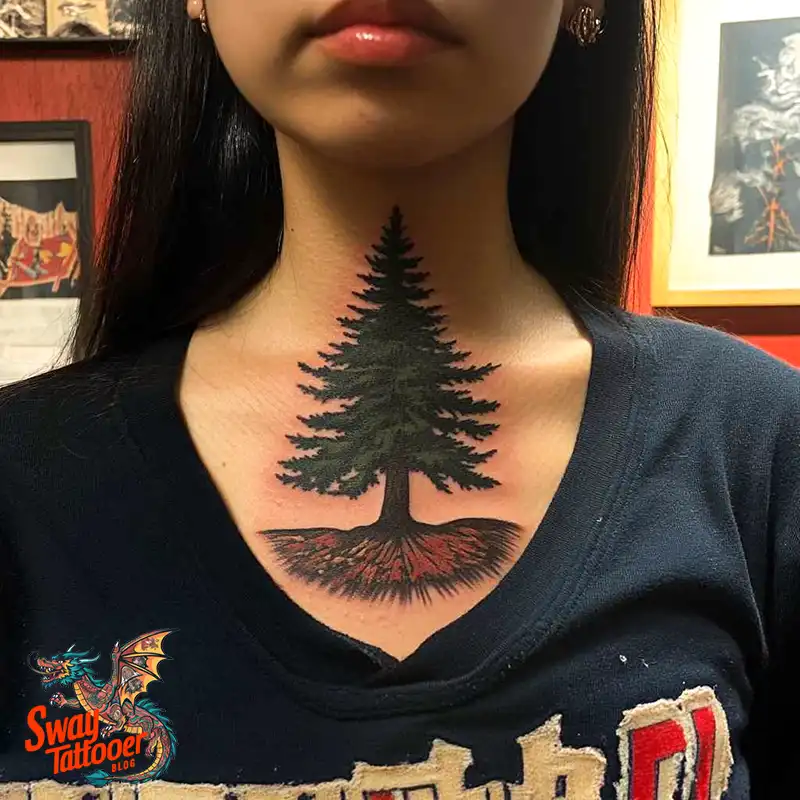 120 Pine Tree Tattoo Designs: Nature-Inspired Ink Arts 36 Pine Tree Tattoo