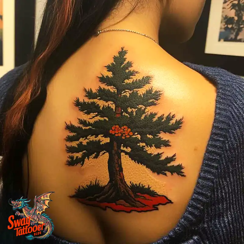 120 Pine Tree Tattoo Designs: Nature-Inspired Ink Arts 33 Pine Tree Tattoo
