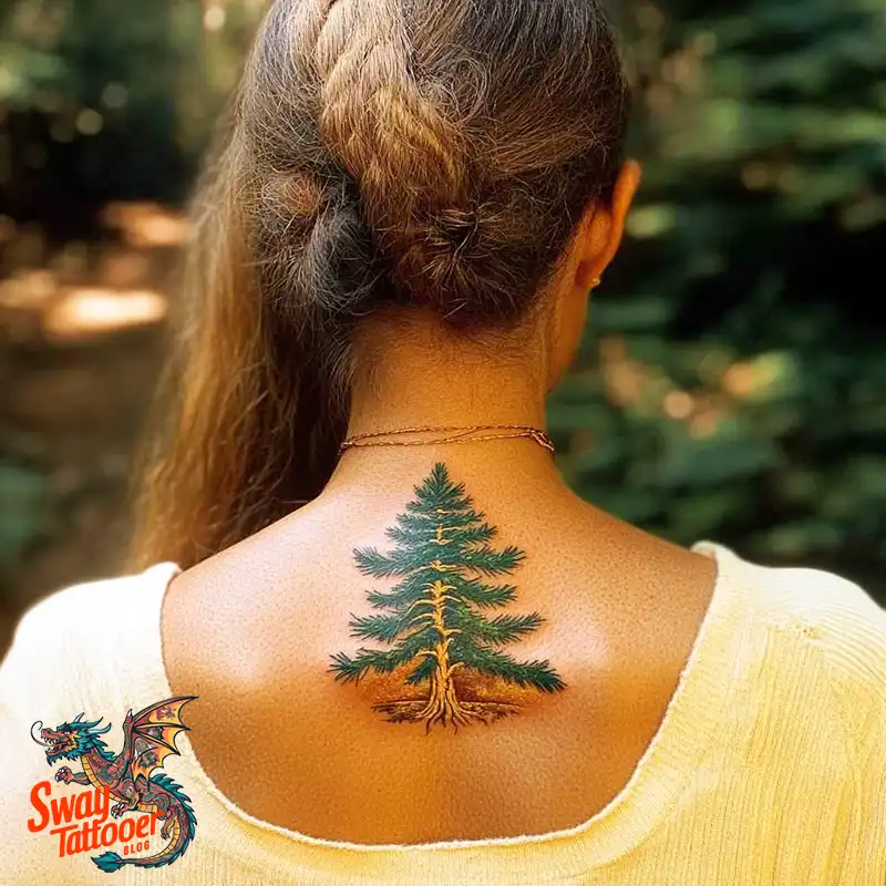 120 Pine Tree Tattoo Designs: Nature-Inspired Ink Arts 25 Pine Tree Tattoo