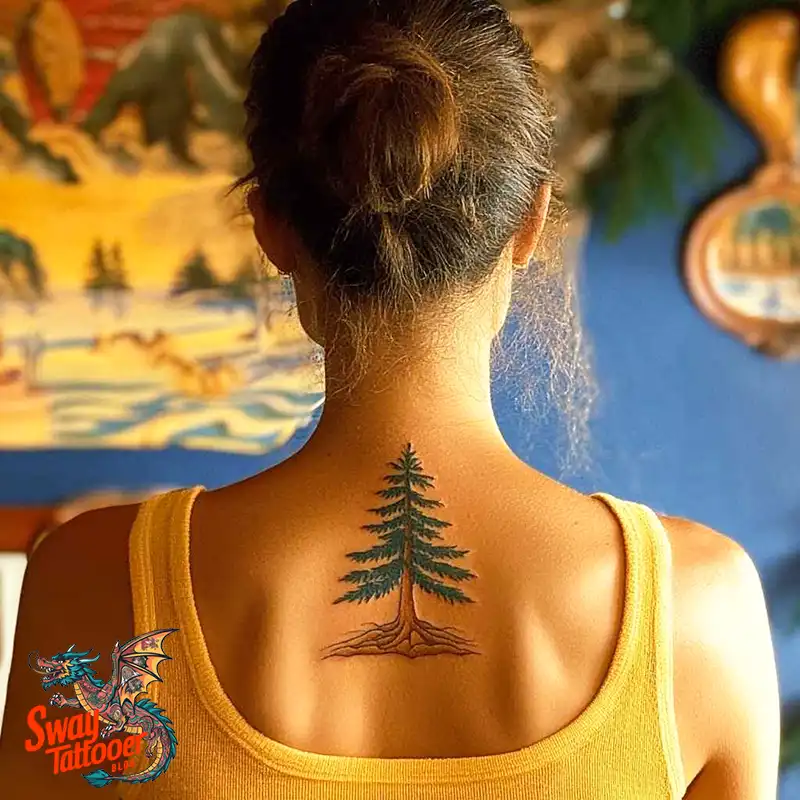 120 Pine Tree Tattoo Designs: Nature-Inspired Ink Arts 26 Pine Tree Tattoo