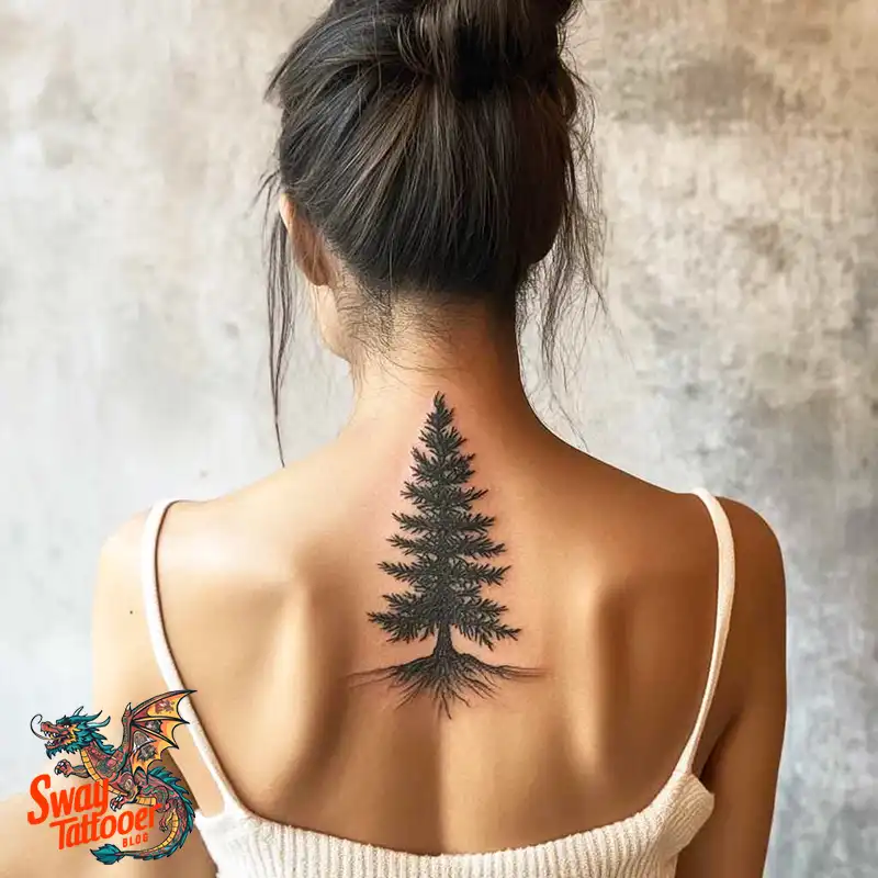 120 Pine Tree Tattoo Designs: Nature-Inspired Ink Arts 27 Pine Tree Tattoo