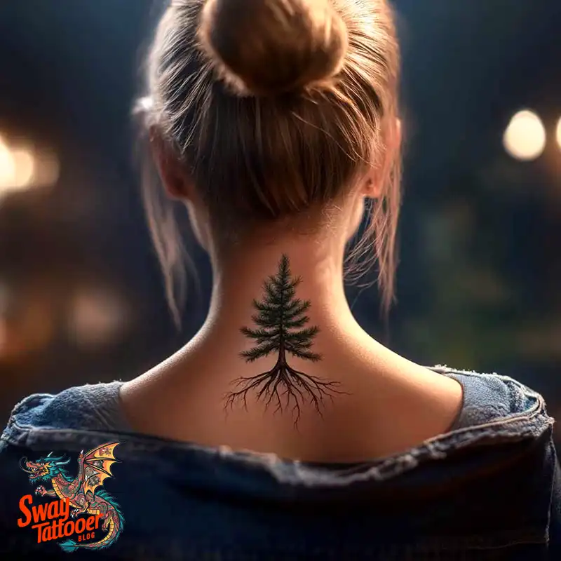 120 Pine Tree Tattoo Designs: Nature-Inspired Ink Arts 23 Pine Tree Tattoo