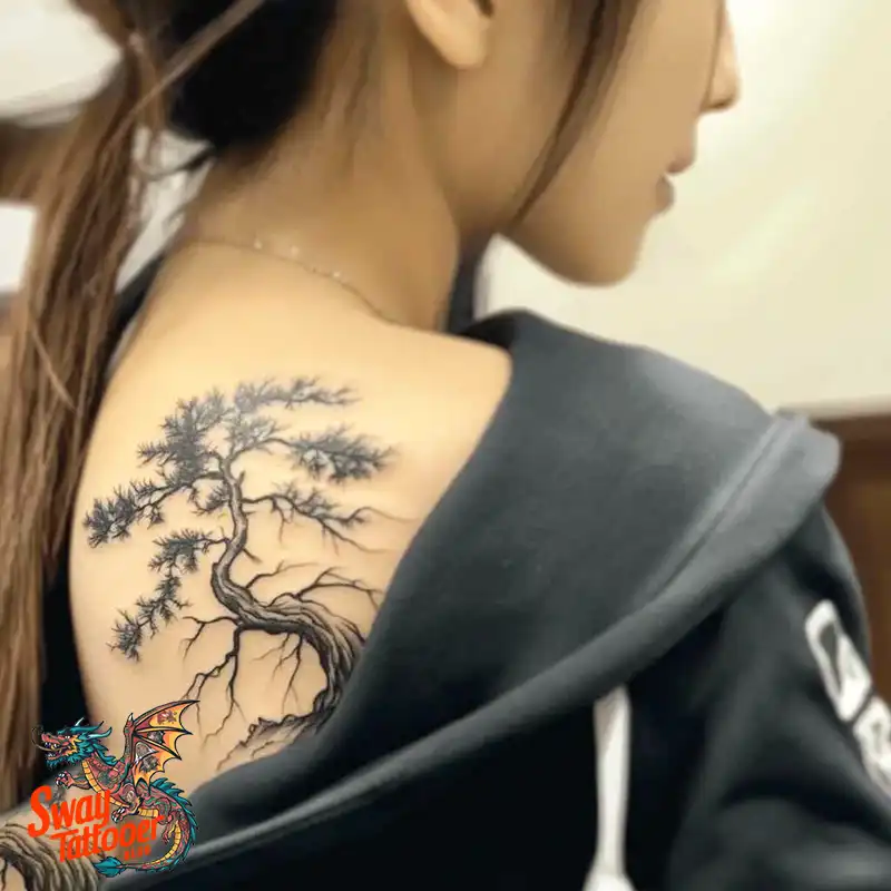 120 Pine Tree Tattoo Designs: Nature-Inspired Ink Arts 22 Pine Tree Tattoo