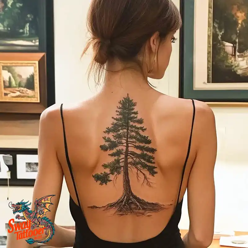 120 Pine Tree Tattoo Designs: Nature-Inspired Ink Arts 20 Pine Tree Tattoo